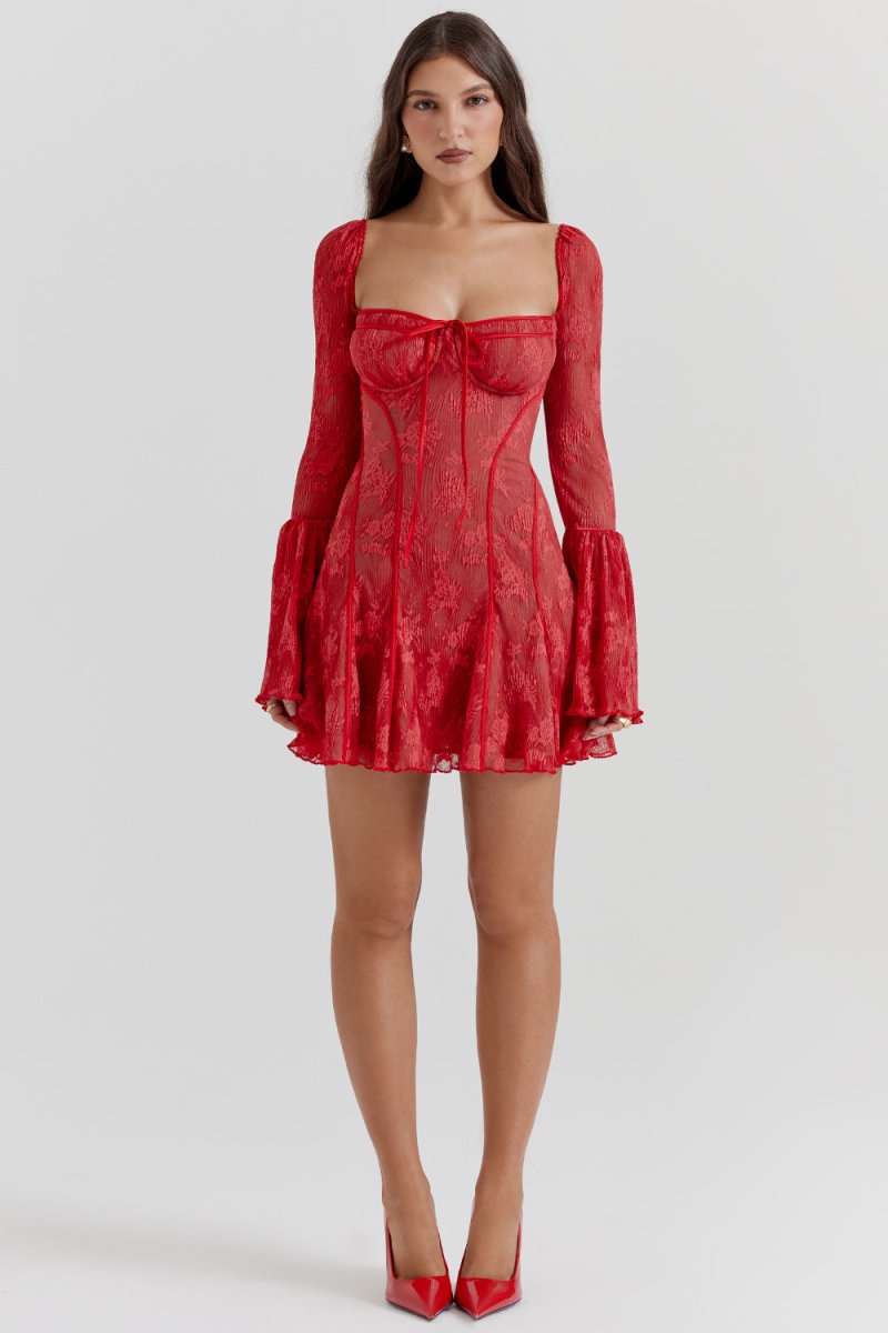 Élina | Vintage pitsikorsetti mekko 