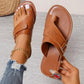 Louise | Sandaler med Kryssrem – Eleganse og Enkelhet for Sommeren 