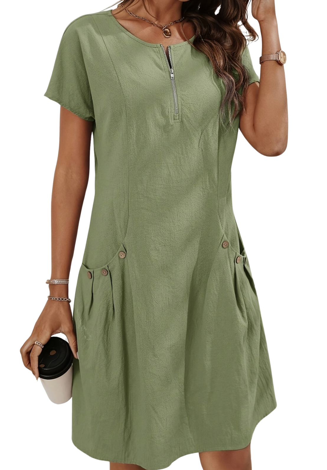 Marie | Lässiges Kleid – Leichtigkeit und moderner Reißverschluss 