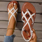 Ruth | Flade Krydsede Sandaler – Simplicitet, Lethed Og Stil 