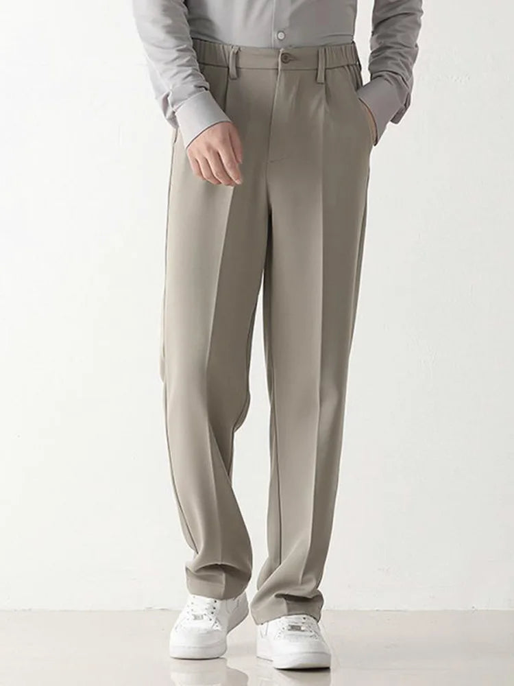 Georges | Casual Suit Pants – Lightweight Draped Fabric and Classic Finish 