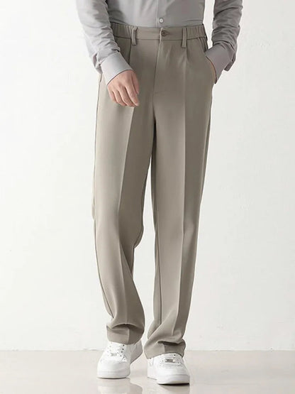 Georges | Casual Suit Pants – Lightweight Draped Fabric and Classic Finish 