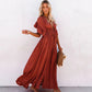 Éléonore | Robe Longue Chic Bohème – Élégance Décontractée Et Raffinée