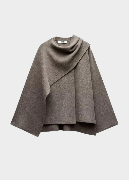 Fernande | Luxury Cape Coat – Timeless and Refined Elegance 