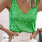Miléna | Top Sans Manches À Sequins