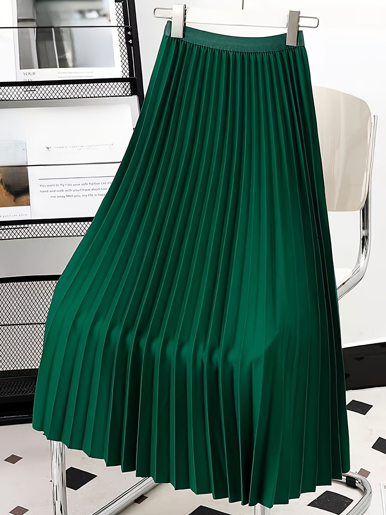 Céline | Fustă plisată cu talie înaltă – Eleganță și siluetă sublimată 