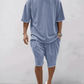 Adrien|Sammen T-Shirt Oversize Og Shorts Til Et Komfortabelt Og Stilfuldt Look 