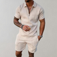 Soren | Ensemble Zippé Elegante A Maniche Corte 